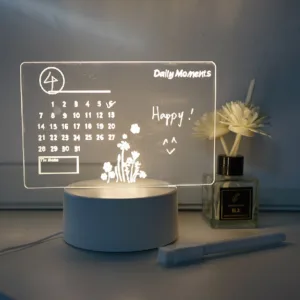 3D calendar lamp