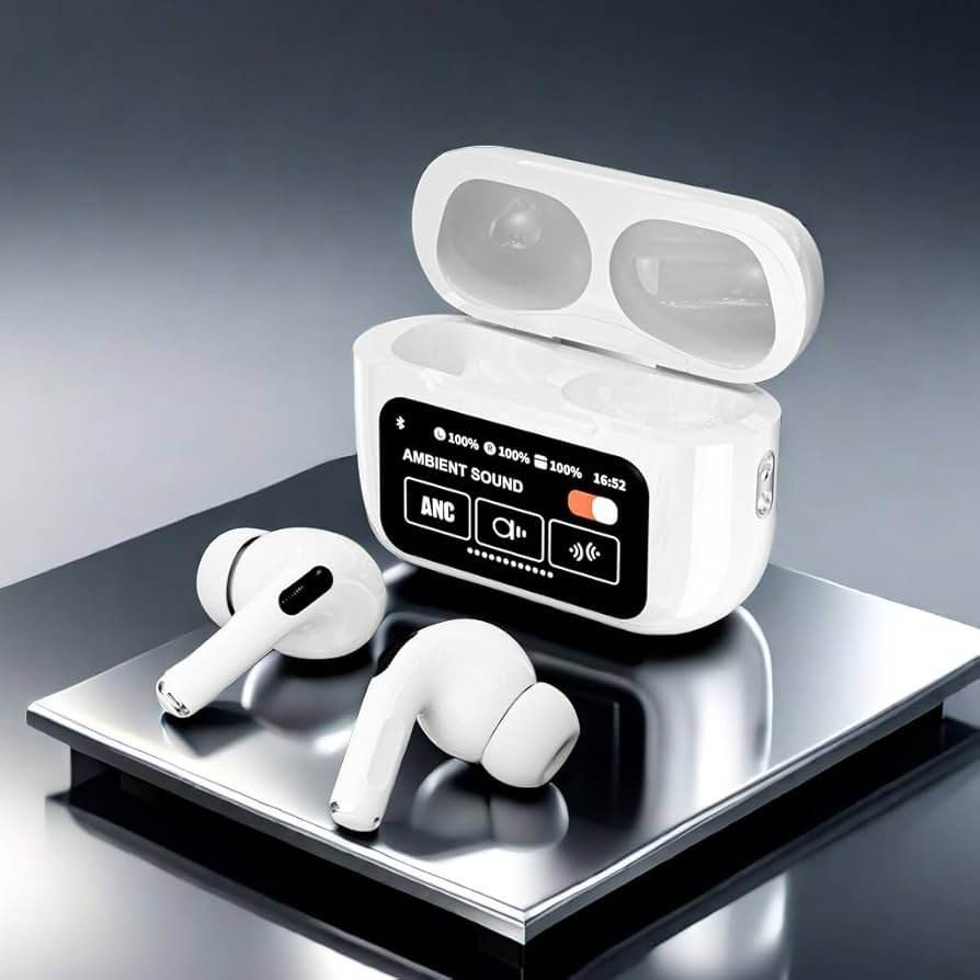 Airpods A9 Pro ANC Touch Screen Display Earbuds - Image 4