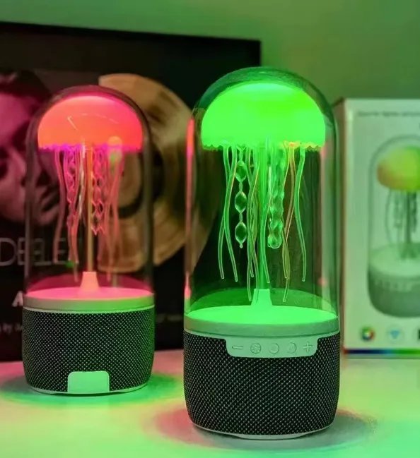 Jellyfish Rechargeable RGB lamp Speaker - Image 3