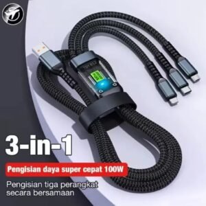 3 in 1 super fast 100w cable.