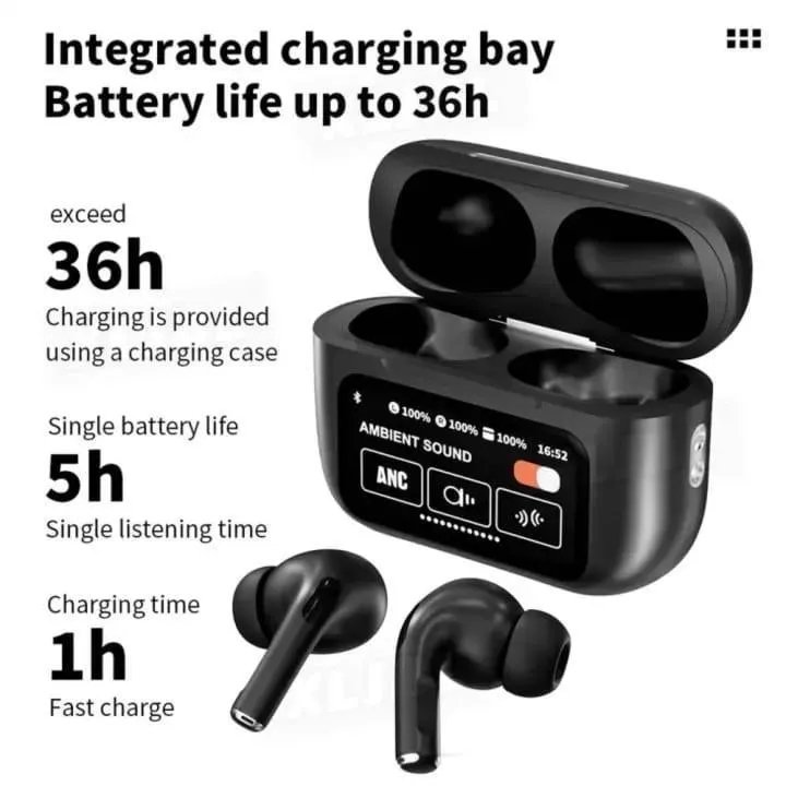 A9 Pro Airpods Black - Image 2