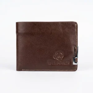 Stylist genuine leather Wallet (Brown)