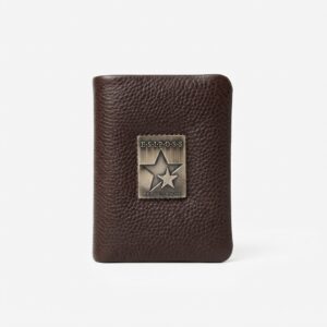 Multi functional sports leather wallet (Brown)